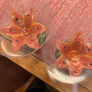 Tiger Lily Martini glasses